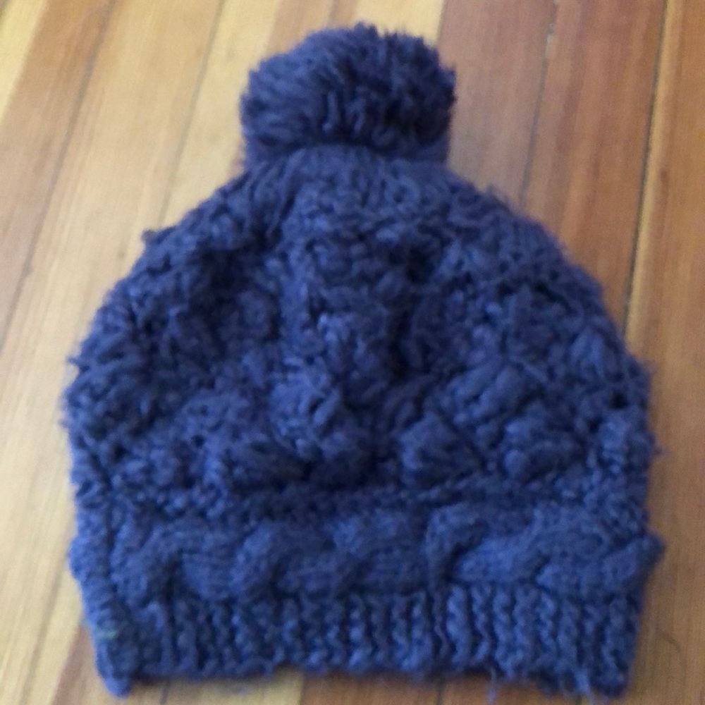 Fuzzy grey hat!